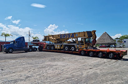 Fletes en lowboy extensible